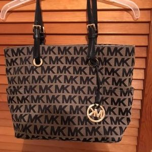 Authentic!!! Michael Kors canvas tote